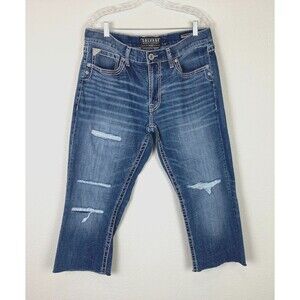 Salvage Supply Co for Buckle Men's Mayhem Straight Fit  Jeans Shortened 34 Waist